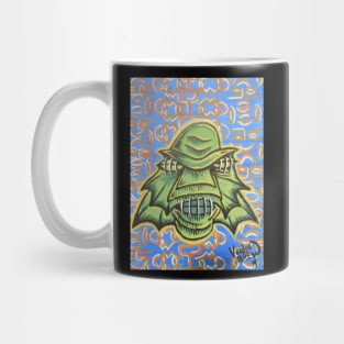 creature shrunken head Mug